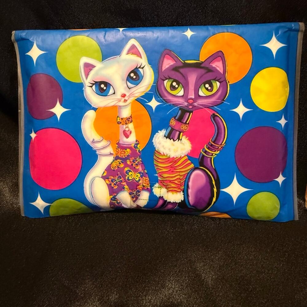 Vintage Y2K Lisa Frank Roxie and Rollie printed Tissues in reusable pack